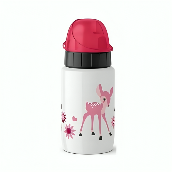 Tefal Drink2go Light Steel - Decor Little Deer 0,4L White | K3190312