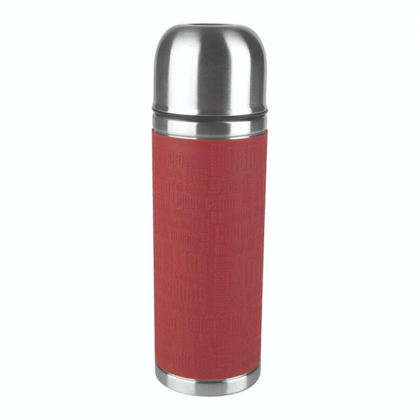 Tefal Senator Vacuum Flask Stainless Steel 500 Ml, Red Silver| K3068214