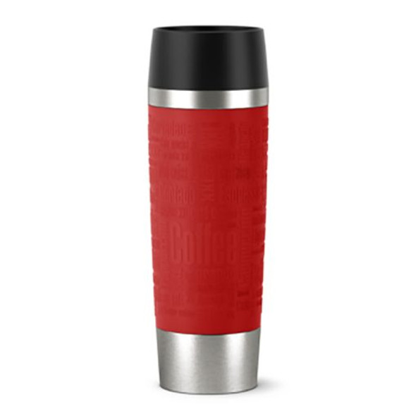Tefal Plastic Travel Mug Grande 500 Ml ,Red Silver | K3084214