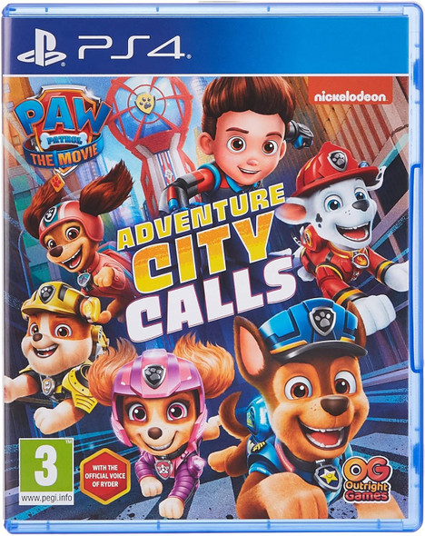 PS4 Paw Patrol City Calls Cd