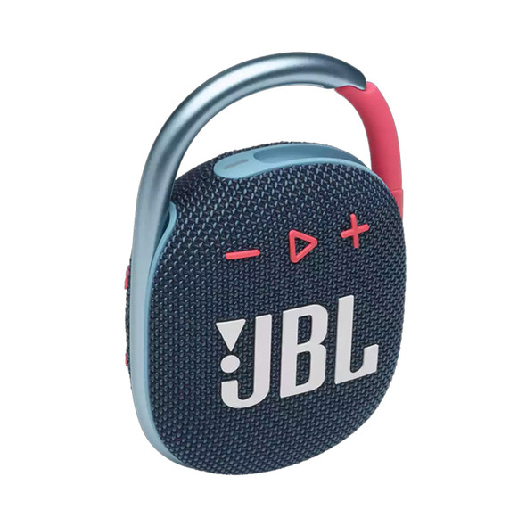 JBL Clip 4 Portable Bluetooth Speaker, Blue/Pink | CLIP4BLUP