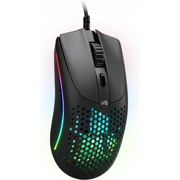 Glorious Model O 2 RGB Gaming Mouse - 59g Ultralightweight Wired Gaming Mouse - 26,000 DPI, BAMF 2.0 Optical Sensor, 6 Programmable Buttons, Backlit Ergonomic Mouse for PC & Laptop - Black
