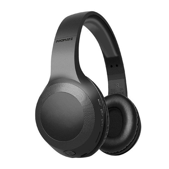 Promate Laboca Headphones Wireless - Black | LABOCA-BK