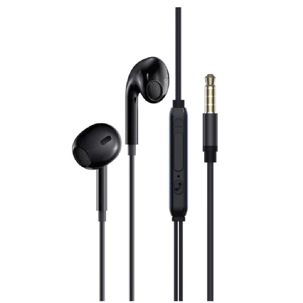 Promate Bass Driven Stereo Wired Earphones | Phonic.Black