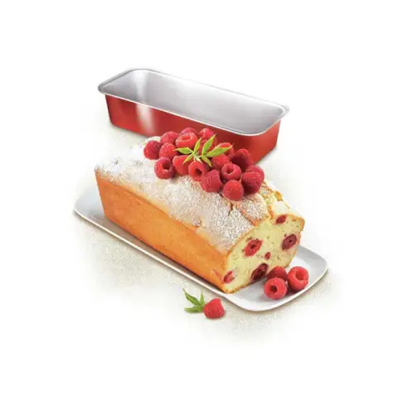Tefal Delibake Bake Loaf – Cake Tin Steel – 30 cm , Red | J1640114