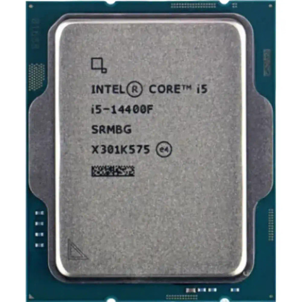 Intel Core I5-14400F CPU Raptor Lake Refresh Desktop Processor 10 Cores (6 P-Cores + 4 E-Cores) Up To 4.7 GHz LGA1700 – TRAY – NO BOX