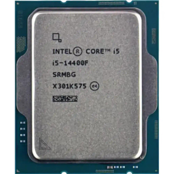 Intel Core i5-14400F CPU Raptor Lake Refresh Desktop Processor 10 Cores (6 P-Cores + 4 E-Cores) Up To 4.7 GHz - TRAY
