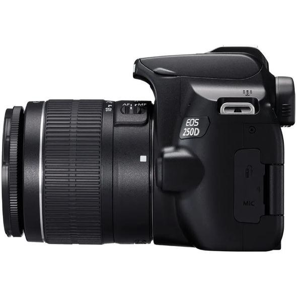 Canon EOS 250D DSLR Camera with EF-S 18-55mm f/4-5.6 IS STM Lens Kit - Black | 250D