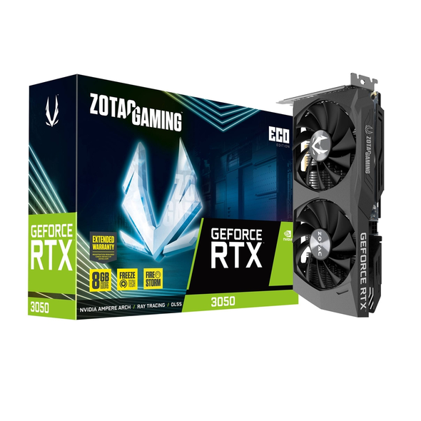 ZOTAC GAMING GeForce RTX 3050 ECO Edition 8GB GDDR6 Graphic Card | ZT-A30500K-10M