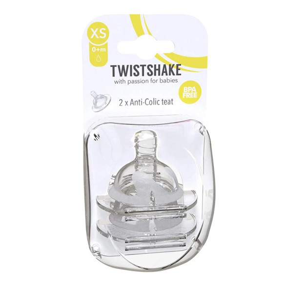 Twistshake Anti-Colic Teat X-Small 0+m | 78081