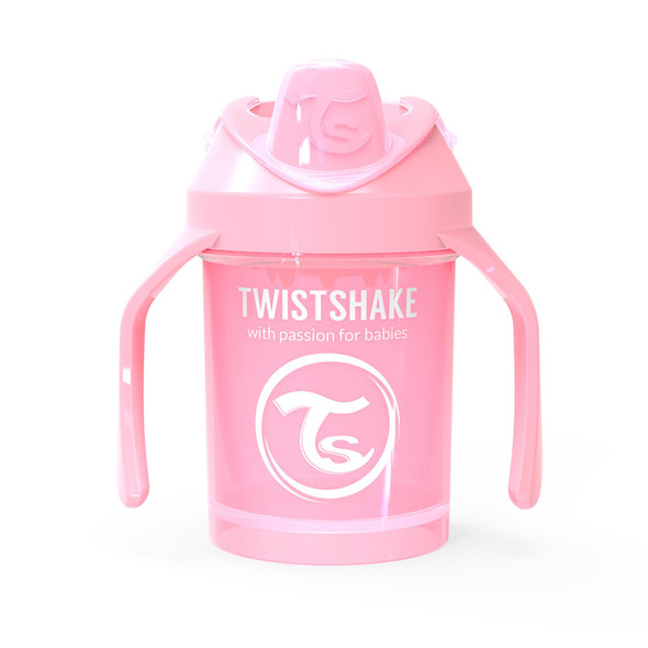 Twistshake Mini Cup 230ml 4+m Pastel Pink | 78267