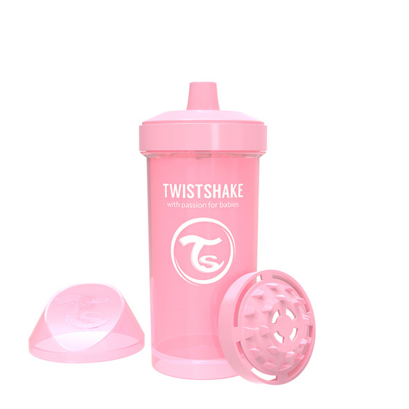 Twistshake Kid Cup 360ml 12+m Pastel Pink | 78279