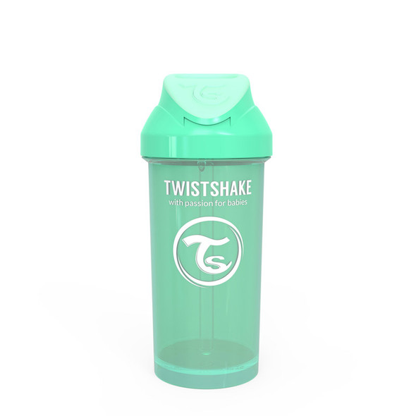 Twistshake Straw Cup 360ml 12+m Pastel Green | 78590