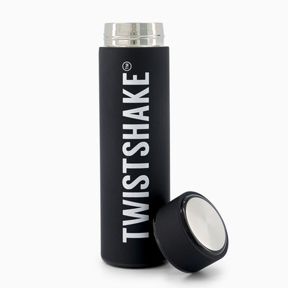 Twistshake Hot or Cold Bottle 420ml Black | 78113