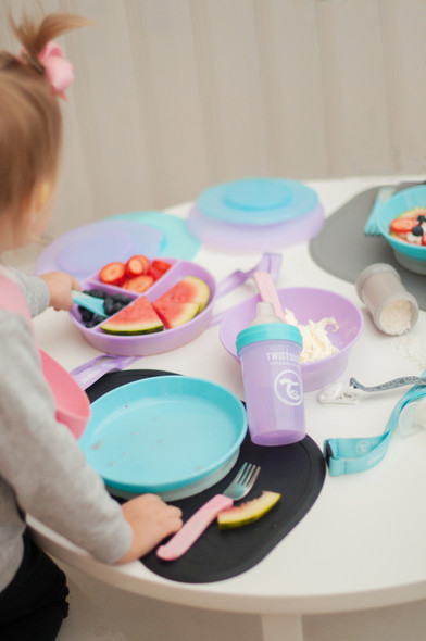 Twistshake Plate 6+m Pastel , Blue | 78160