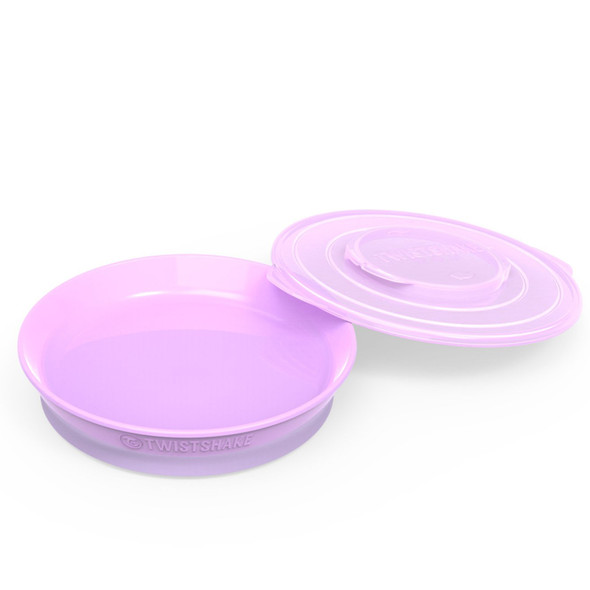 Twistshake Plate 6+m Pastel , Purple | 78162