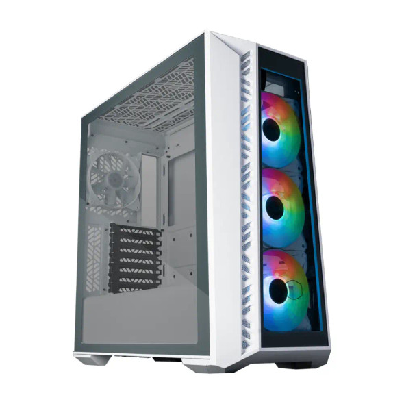 Cooler Master MasterBox 520 PC ARGB Case – Mid-Tower ATX Chassis , White | MB520-WGNN-S01