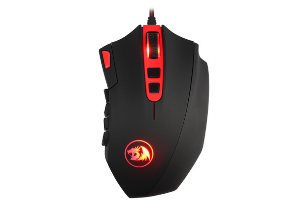 Redragon M901 Perdition 16400DPI MMO Mouse LED RGB Wired Gaming Mouse