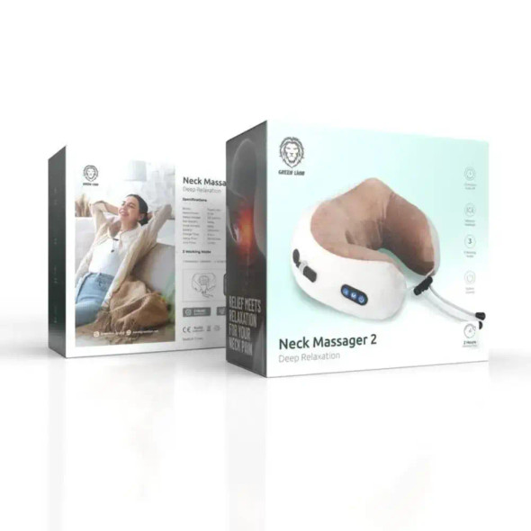 Green Lion Neck Massager 2 , Grey | GNNKMSSG2GY