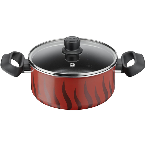 Tefal Tempo Flamme 24Cm Stewpot with Lid | C3044685