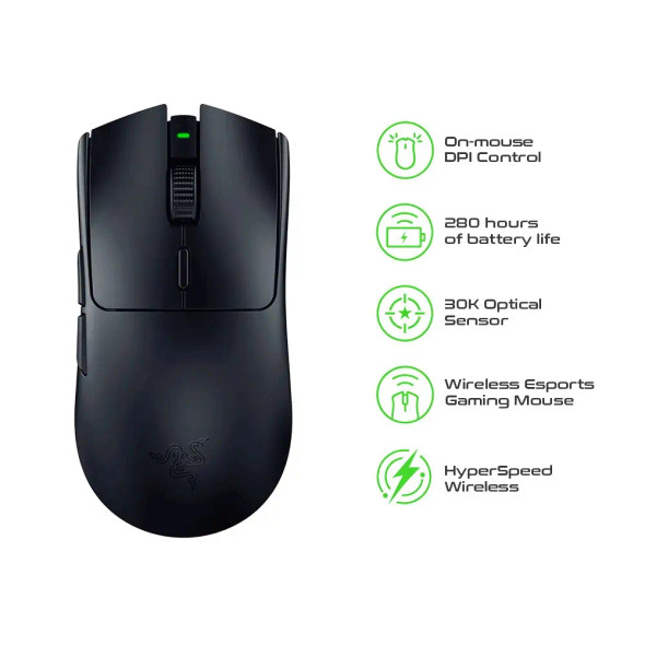 Razer Viper V3 HyperSpeed Wireless Esports Gaming Mouse,Black | RZ01-04910100-R3M1