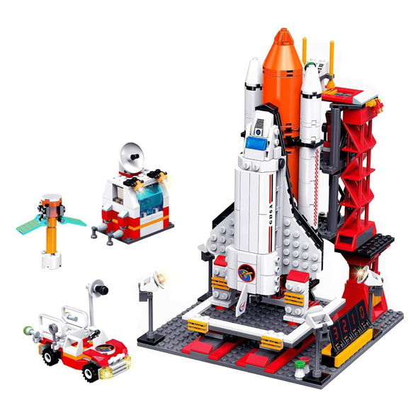 Arabest City Space Shuttle Building Block Set, 3 in 1 Adventure Building Kit