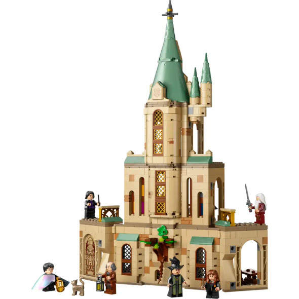LEGO 76402 Harry Potter Hogwarts: Dumbledore’s Office Castle Toy, Set with Sorting Hat, Sword of Gryffindor and 6 Minifigures | 76402