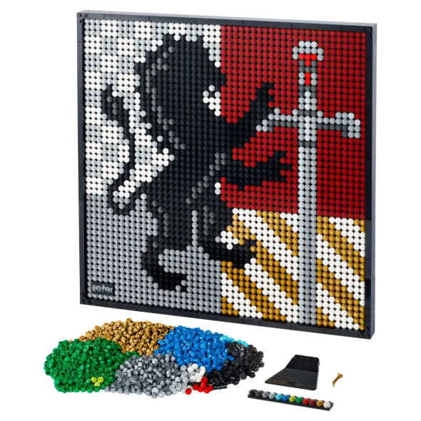 LEGO Art Harry Potter Hogwarts Crests 31201 Building Kit (4,249 Pieces) | 31201