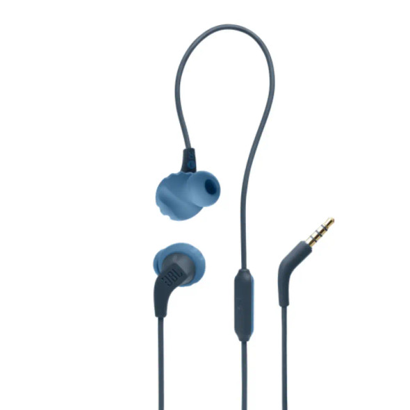 JBL Endurance Run 2 Wired Sports In-Ear Headphones- Blue| ENDRUN2BL
