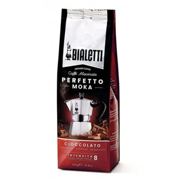 Bialetti 096080359 Ground Coffee Perfetto Moka Chocolate 250g | BIA096080359