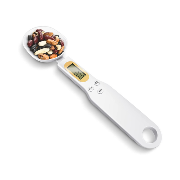 Nnewvante 500g/0.1g Digital Food Spoon Scale - White | NE-DIKMSS