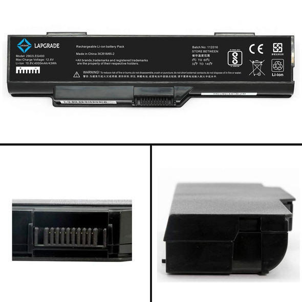 Replacement Battery Compatible with LENOVO Laptops | 3000 G400 G410 Series (AC1LBL08)