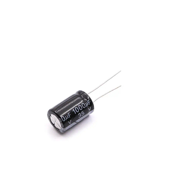 Electrolytic capacitor 1000uF 25V radial through-hole aluminum cylindrical blue silver