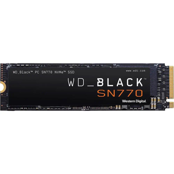 WD 2TB SN770 NVMe Internal Gaming SSD Solid State Drive – Gen4 PCIe, M.2 2280, Up To 5,150 MB/S , Black | WDS200T3X0E
