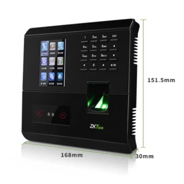 ZKT UF200-S Color Screen with Camera Attendance Machine Finger Print and Face ID , Tcp/IP Biometric Time Attendance and Access Control System with RFID Card | ZKT-UF200-S