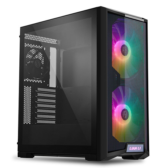 Lian Li LanCool 215X Tempered Glass Black ATX Computer Case Model | G99.LAN215X.00