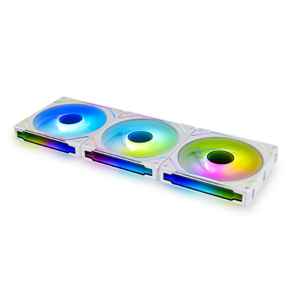 Lian Li UNI FAN SL-Infinity 120-3 White Triple Pack With Controller | G99.12SLIN3W.00