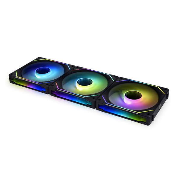 Lian Li UNI FAN SL-Infinity 120-3 Black Triple Pack With Controller | G99.12SLIN3B.00