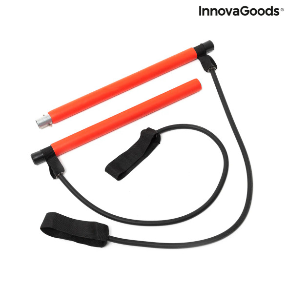 InnovaGoods Fitness Bar With Resistance Bands And Exercise Guide Resibar | V0103467