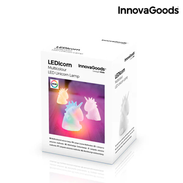 InnovaGoods Multicolour Unicorn Lamp Ledicorn | V0100966