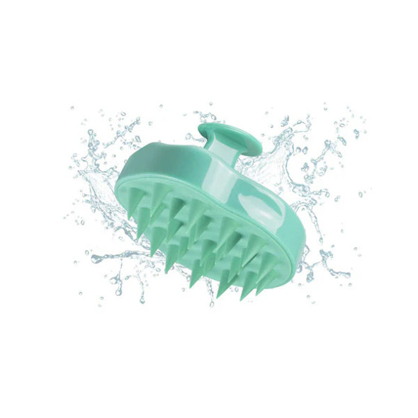 Beper Scalp Massager, Silicone Hair Brush For Shampoo And Head Massage, Aqua Green | BEP-C301ABE002