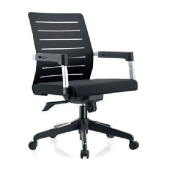 Valencia Mid-Back Chair ,Black | DZY-B512 (240)