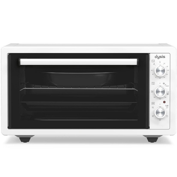 DYSIS Electric Oven 45L White, Fan, Double Glass ,1400 Watt | M4551R01WF