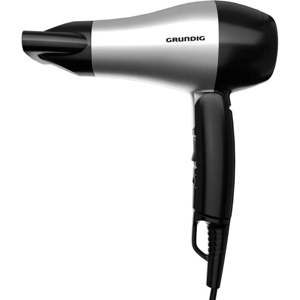 Grundig Travel Hair Dryer 1200w Silver | HD 2200