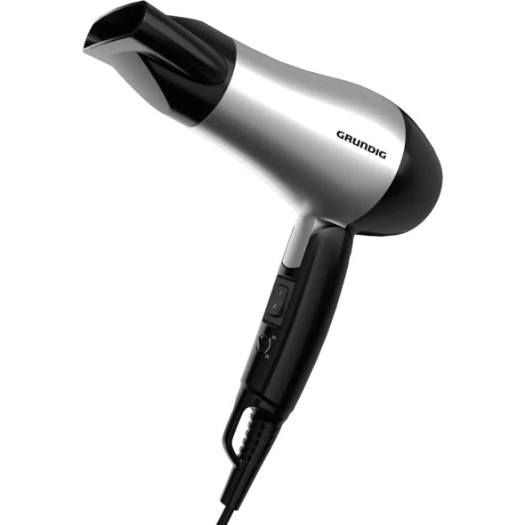 Grundig Travel Hair Dryer 1200w Silver | HD 2200