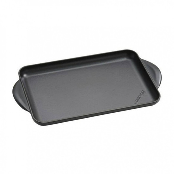 Le Creuset Grill Rettangolare liscio Trad. 32x22cm Black | 0024147306108