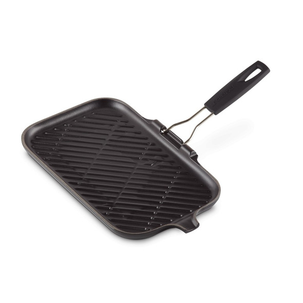 Le Creuset Rectangular Grill 36x20cm Nero, Black | 0024147091110