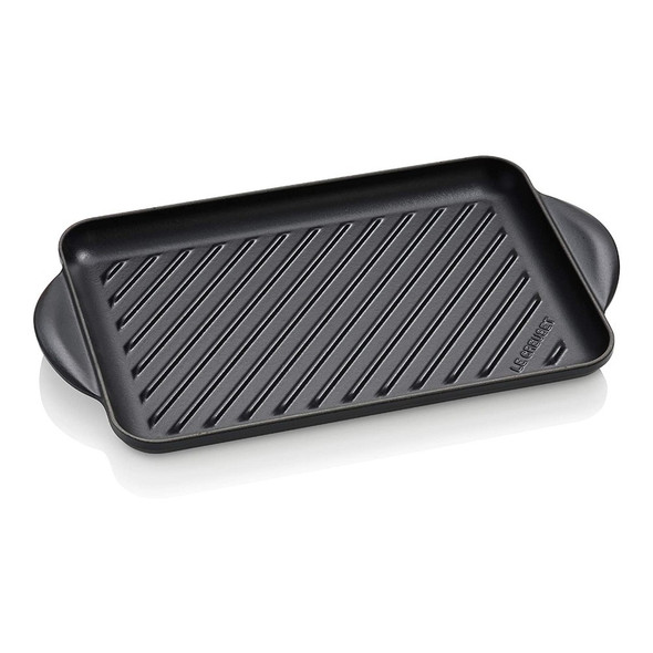 Le Creuset Rectangular grill Trad. 32x22cm Black | 0024147306078