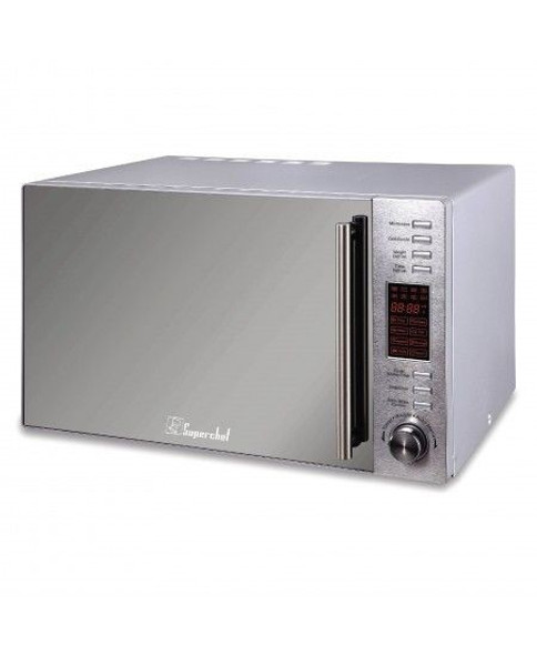 Super Chef Microwave 30L 1000W,With Grill ,Silver | AG930QAA4