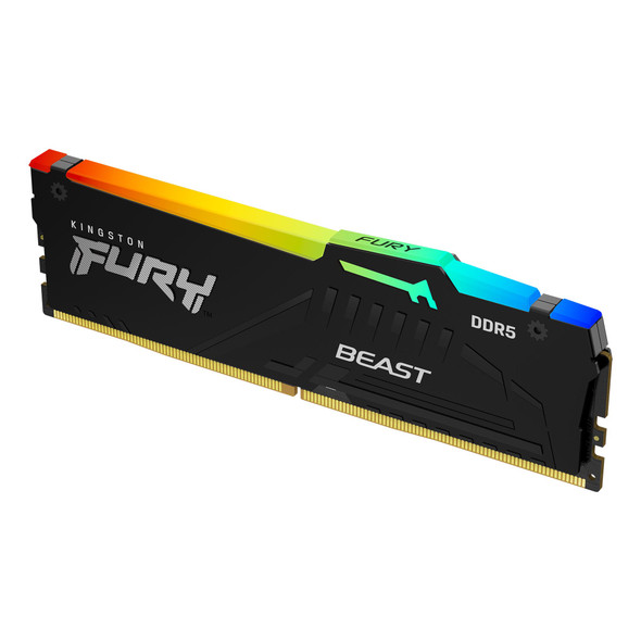 HyperX Fury 16GB RGB (1 x 16GB) DDR5-5200 RAM Black | KF552C36BBEA-16